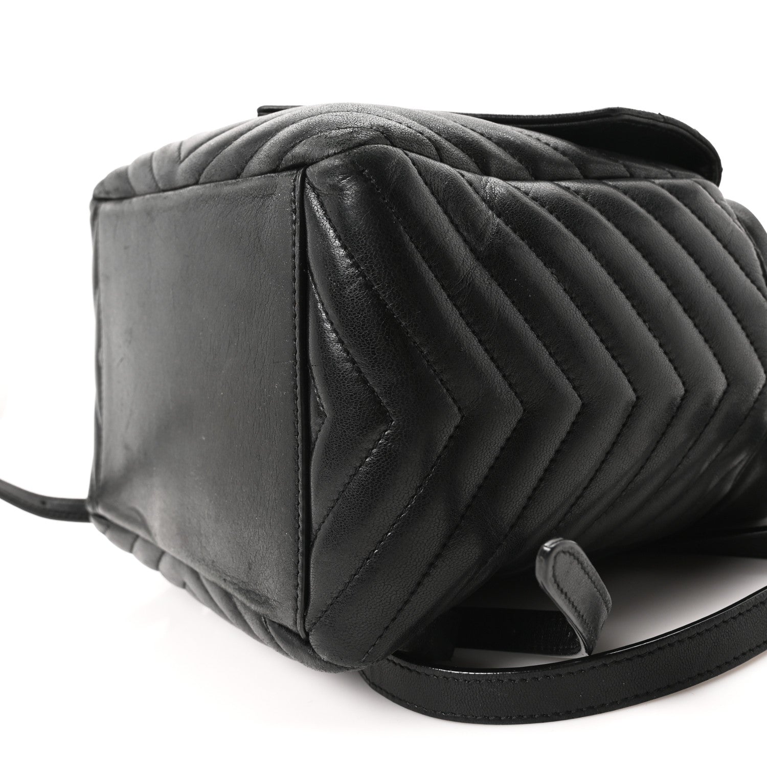 Saint Laurent Lambskin Matelasse Monogram Joe Backpack Black 10 of 10