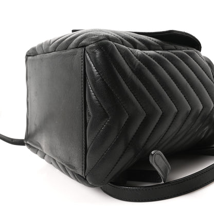 Saint Laurent Lambskin Matelasse Monogram Joe Backpack Black 10 of 10