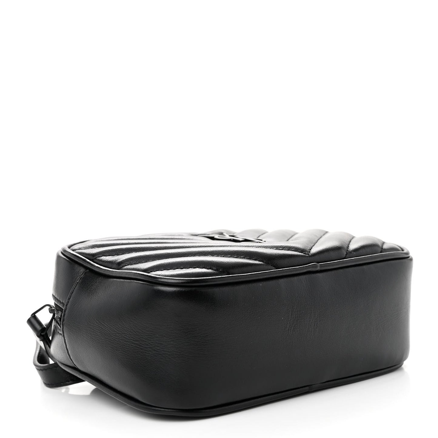 Calfskin Matelasse Monogram Lou Belt Bag Black