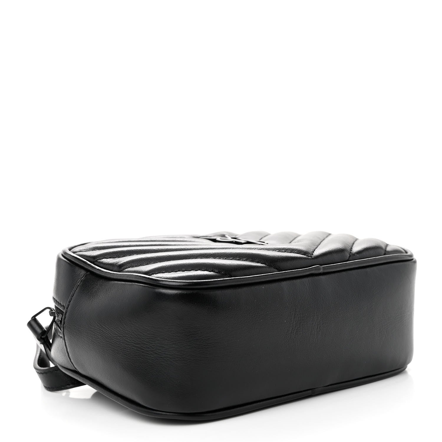 Saint Laurent Calfskin Matelasse Monogram Lou Belt Bag Black 4 of 11
