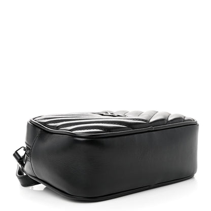 Saint Laurent Calfskin Matelasse Monogram Lou Belt Bag Black 4 of 11