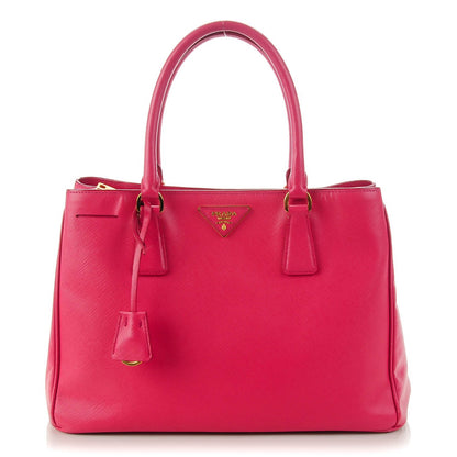 Prada Saffiano Lux Medium Tote Peonia 1 of 8