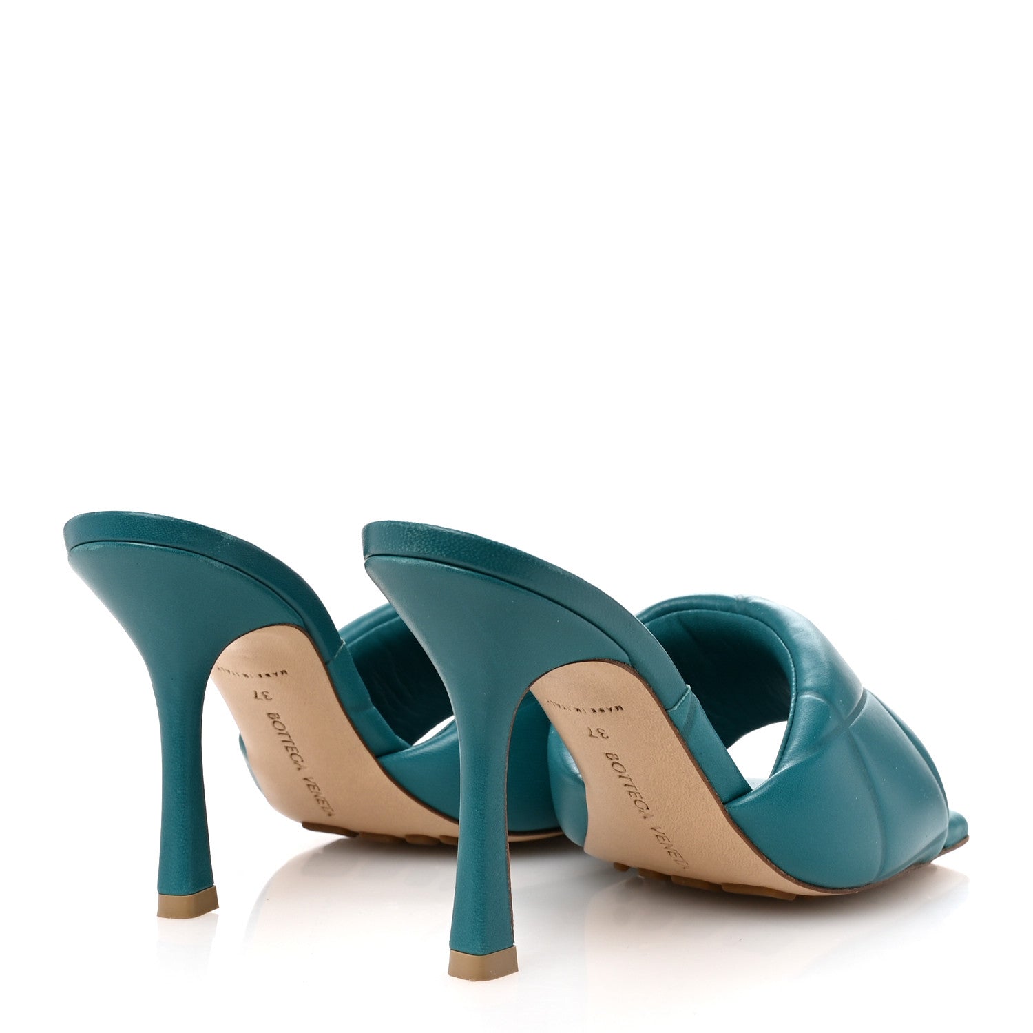 Bottega Veneta Nappa Maxi Intrecciato Lido 90mm Mule Sandals 37 Blaster 5 of 8