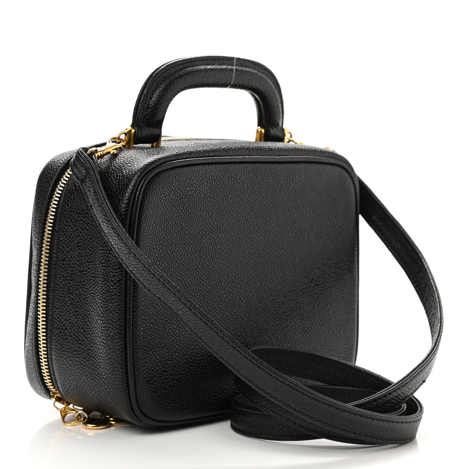 Chanel Caviar Timeless CC Vanity Case Black 3 of 13