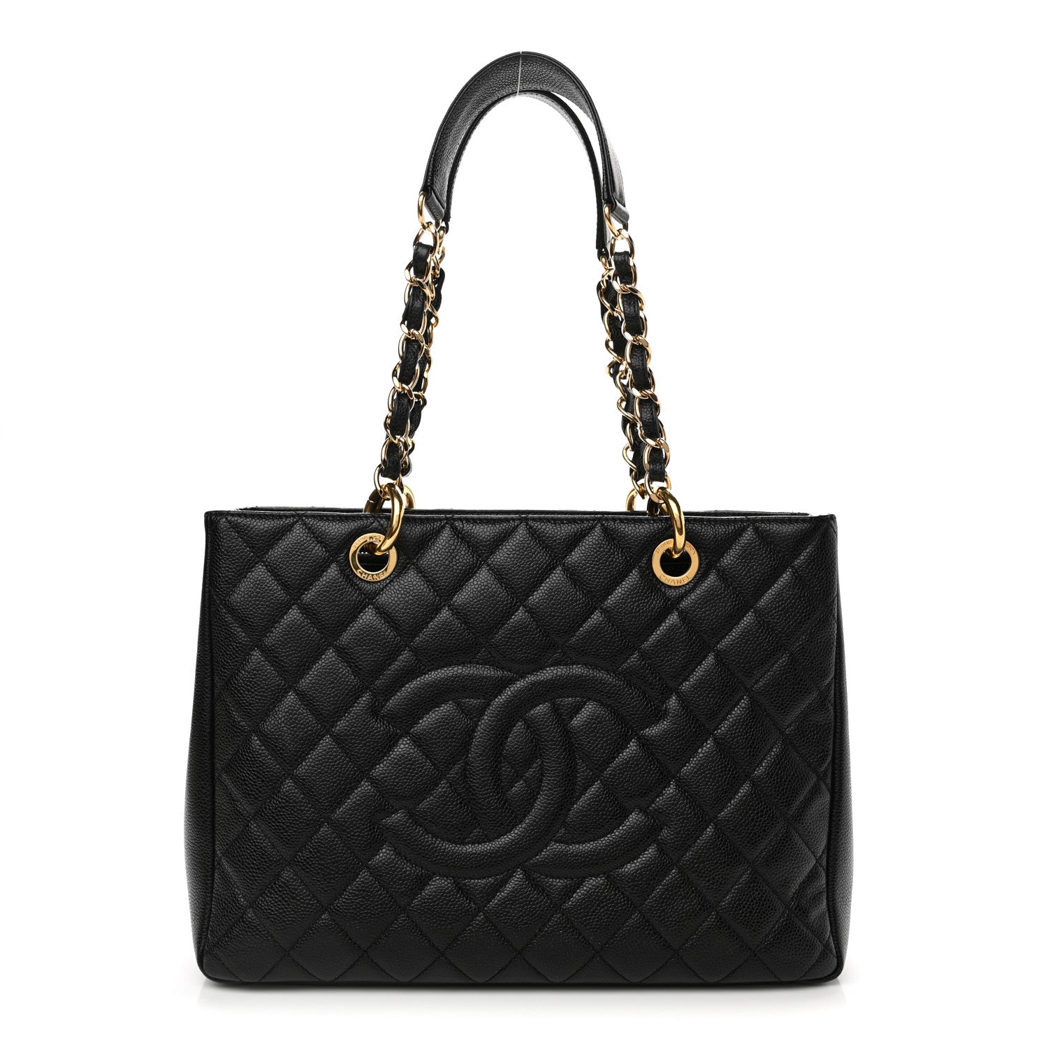 Chanel Caviar Quilted Grand Shopping Tote GST Black 1 of 10