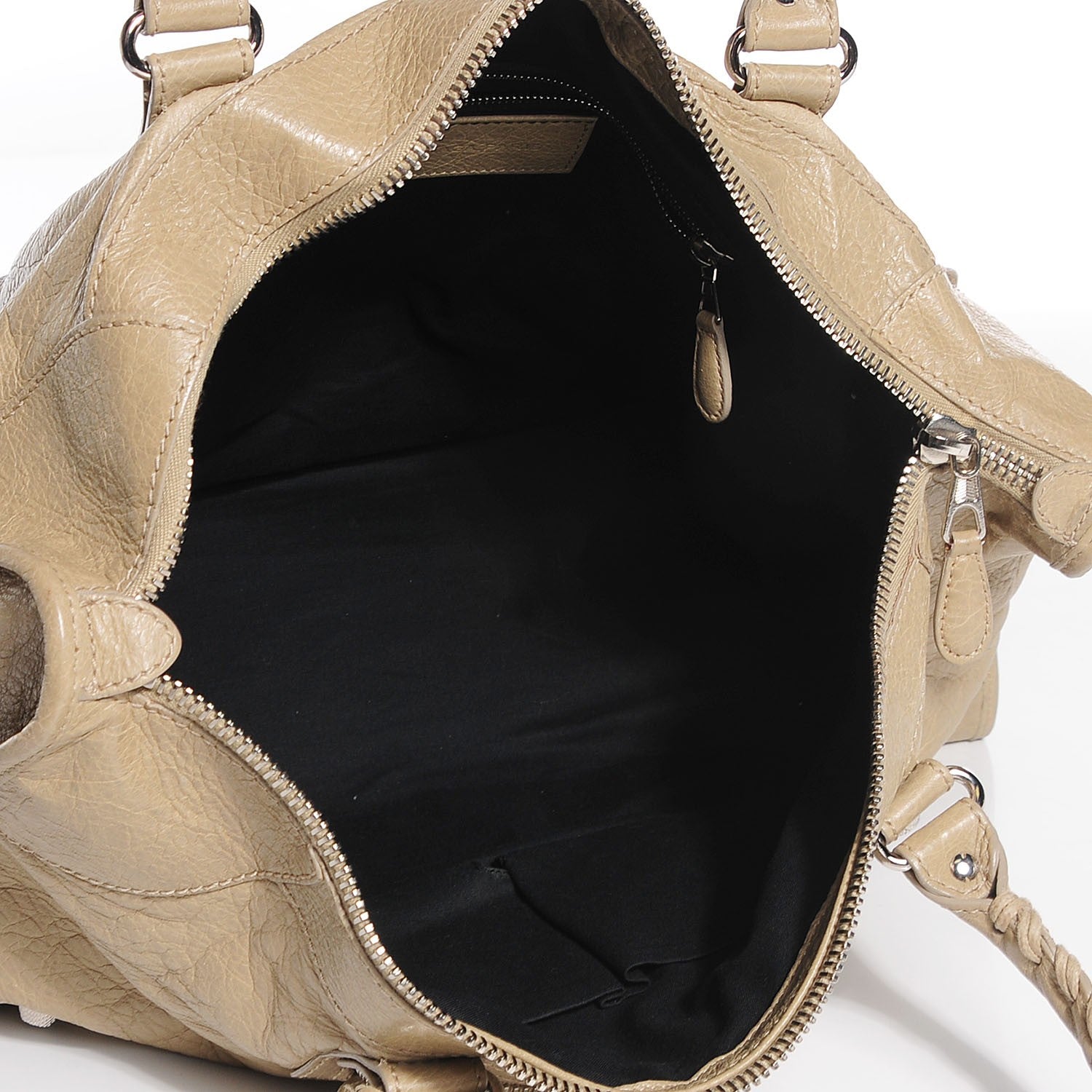 Balenciaga Agneau Giant 12 Silver Hardware Work Latte 5 of 11