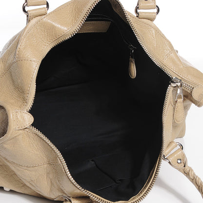 Balenciaga Agneau Giant 12 Silver Hardware Work Latte 5 of 11