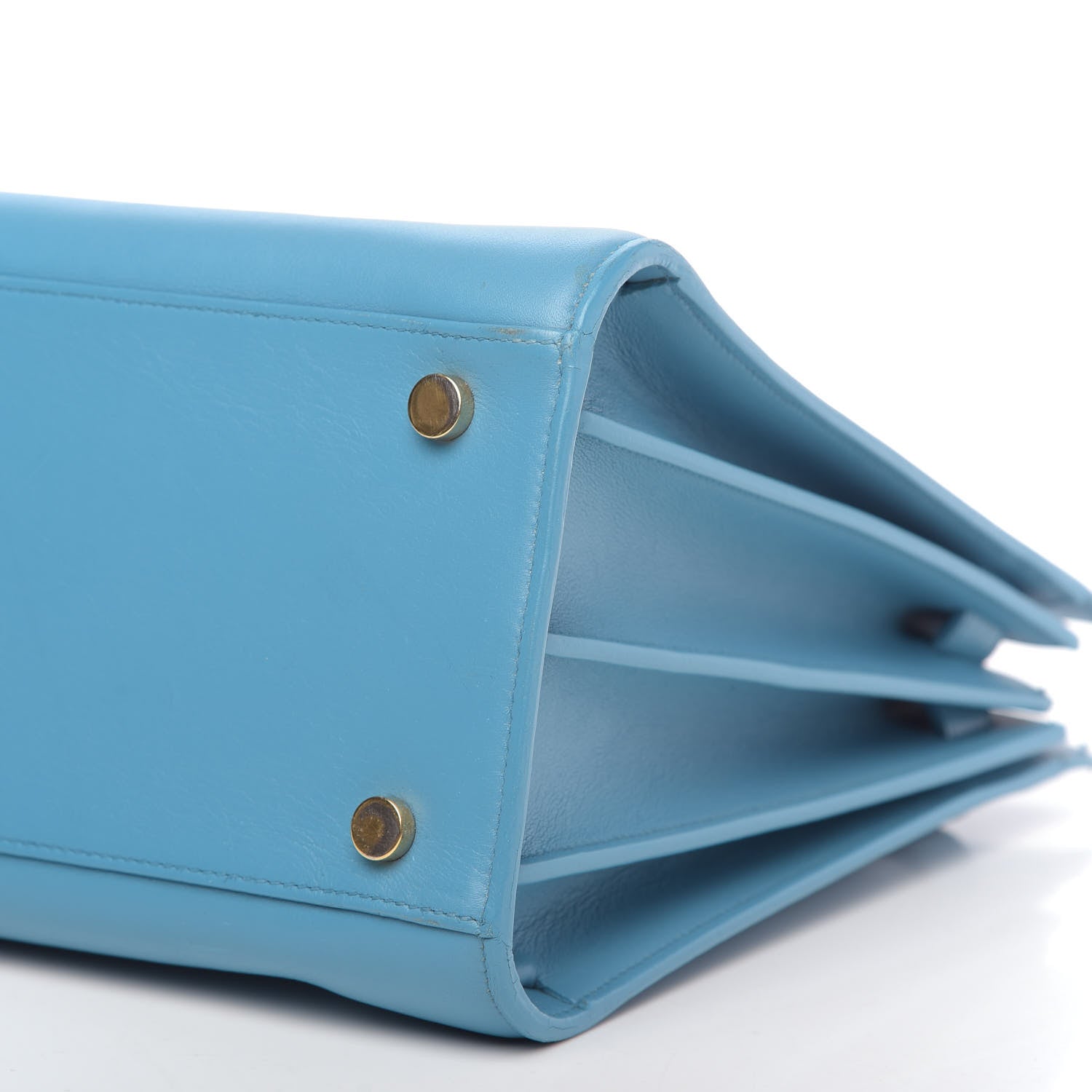 Saint Laurent Calfskin Small Sac De Jour Light Blue 10 of 17