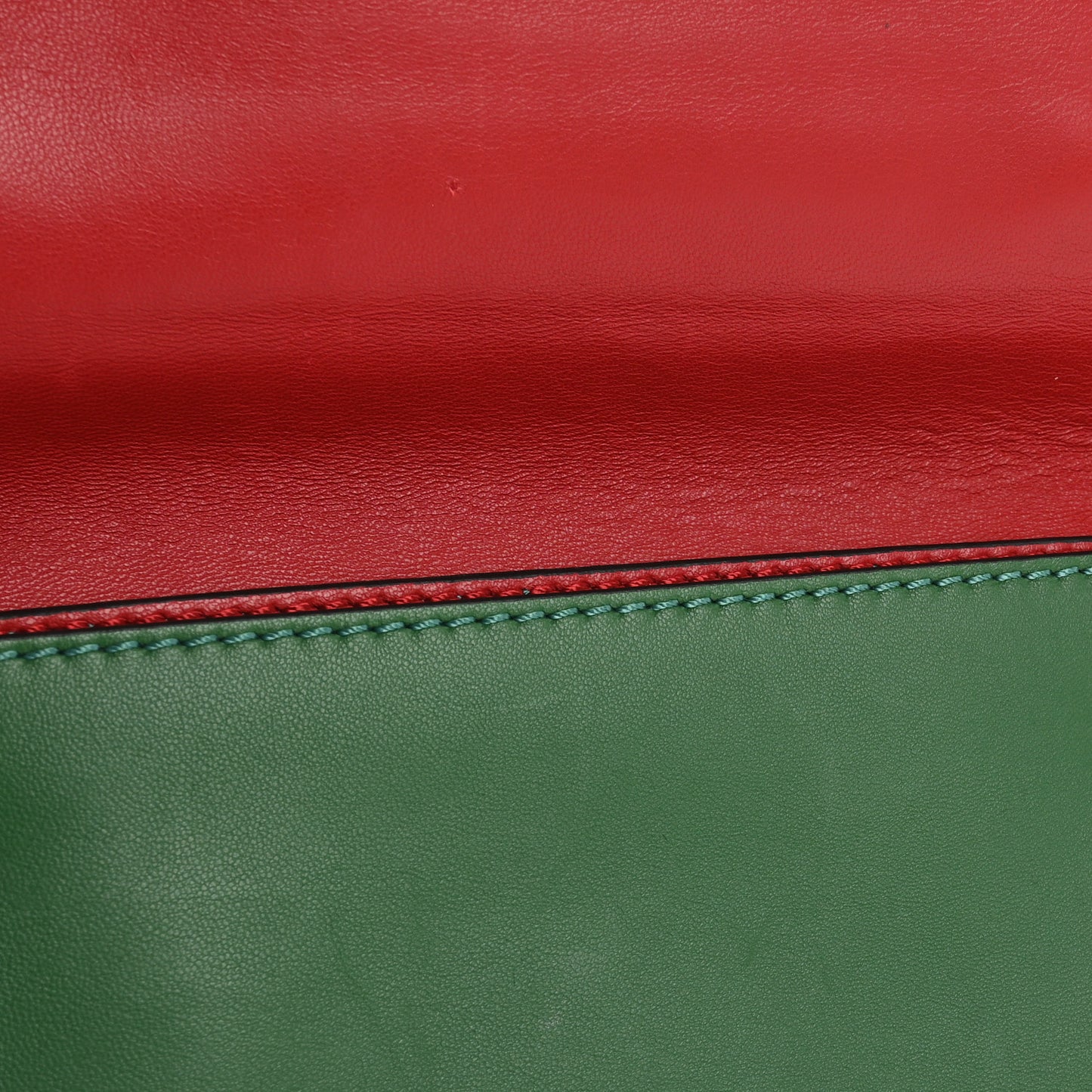 Nappa Rockstud Wristlet Clutch Emerald