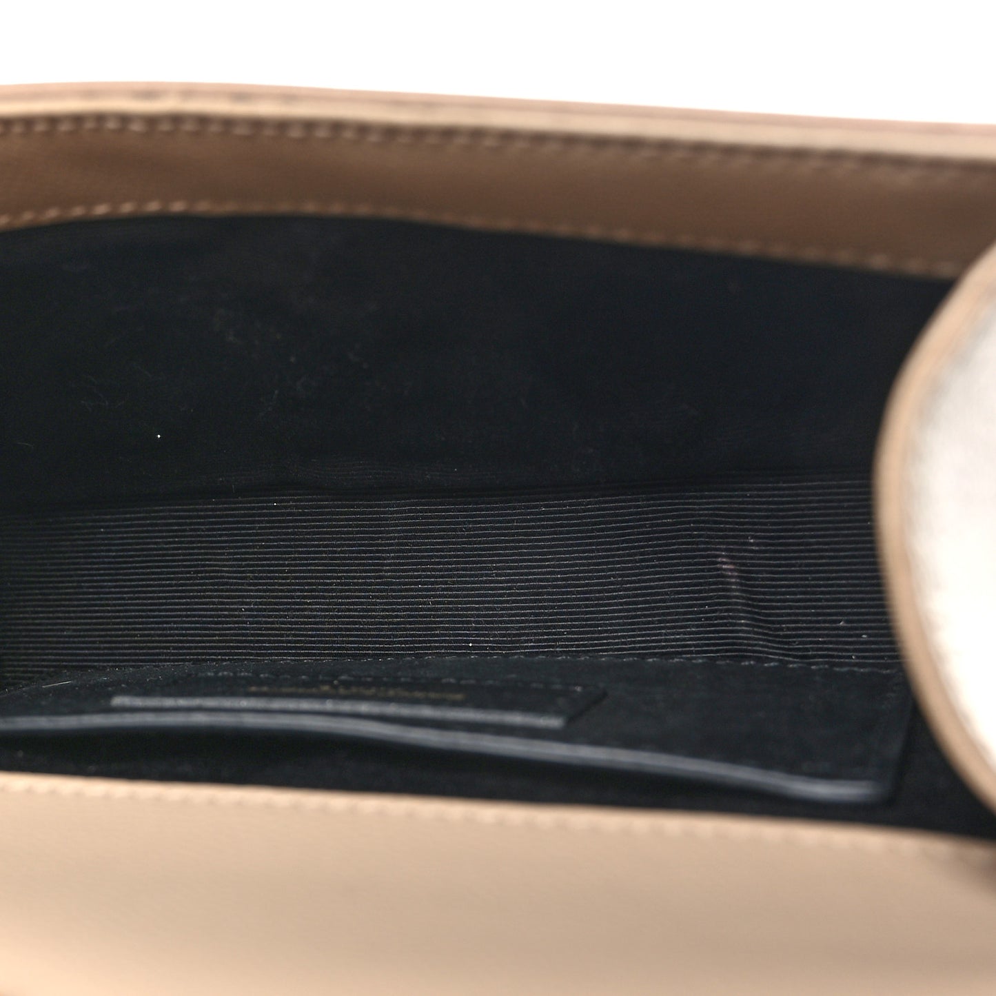 Grain De Poudre Small Monogram Kate Satchel Dark Beige
