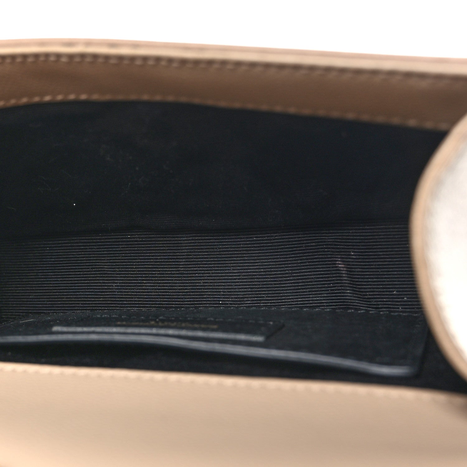 Saint Laurent Grain De Poudre Small Monogram Kate Satchel Dark Beige 5 of 8