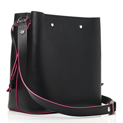 Louis Vuitton Calfskin Lockme Bucket Black 2 of 3
