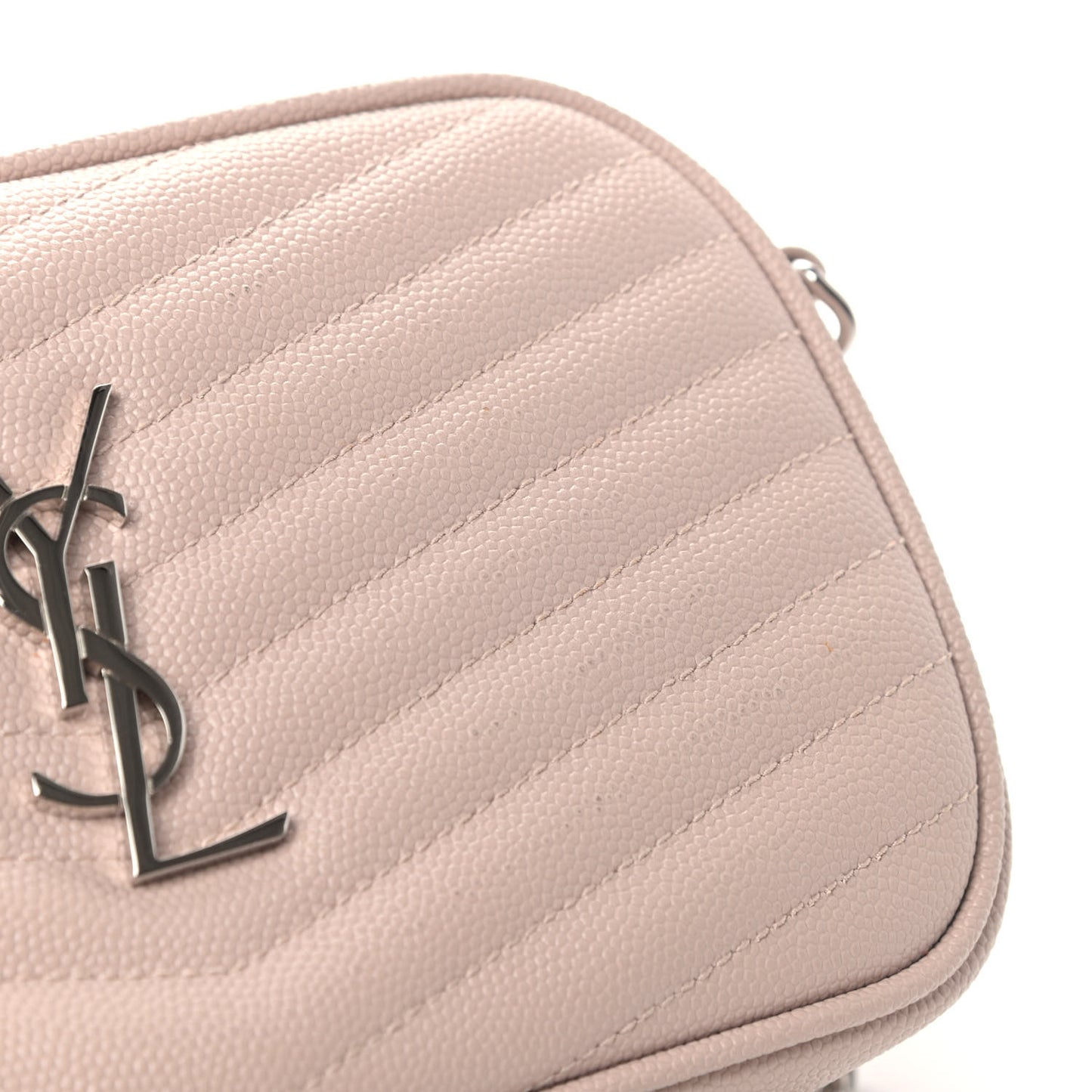 Grain De Poudre Matelasse Monogram Mini Lou Camera Bag Marble Pink