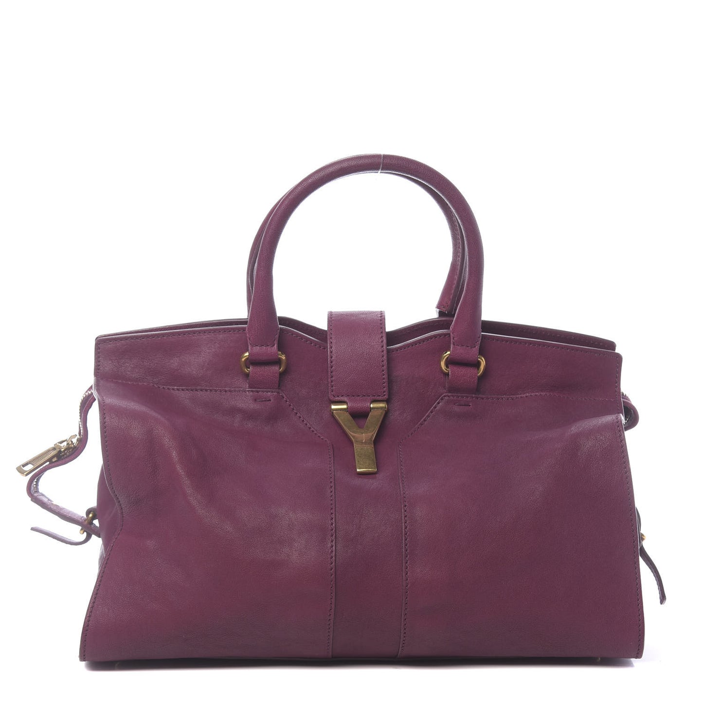 Sheepskin Medium Cabas ChYc Black Cherry