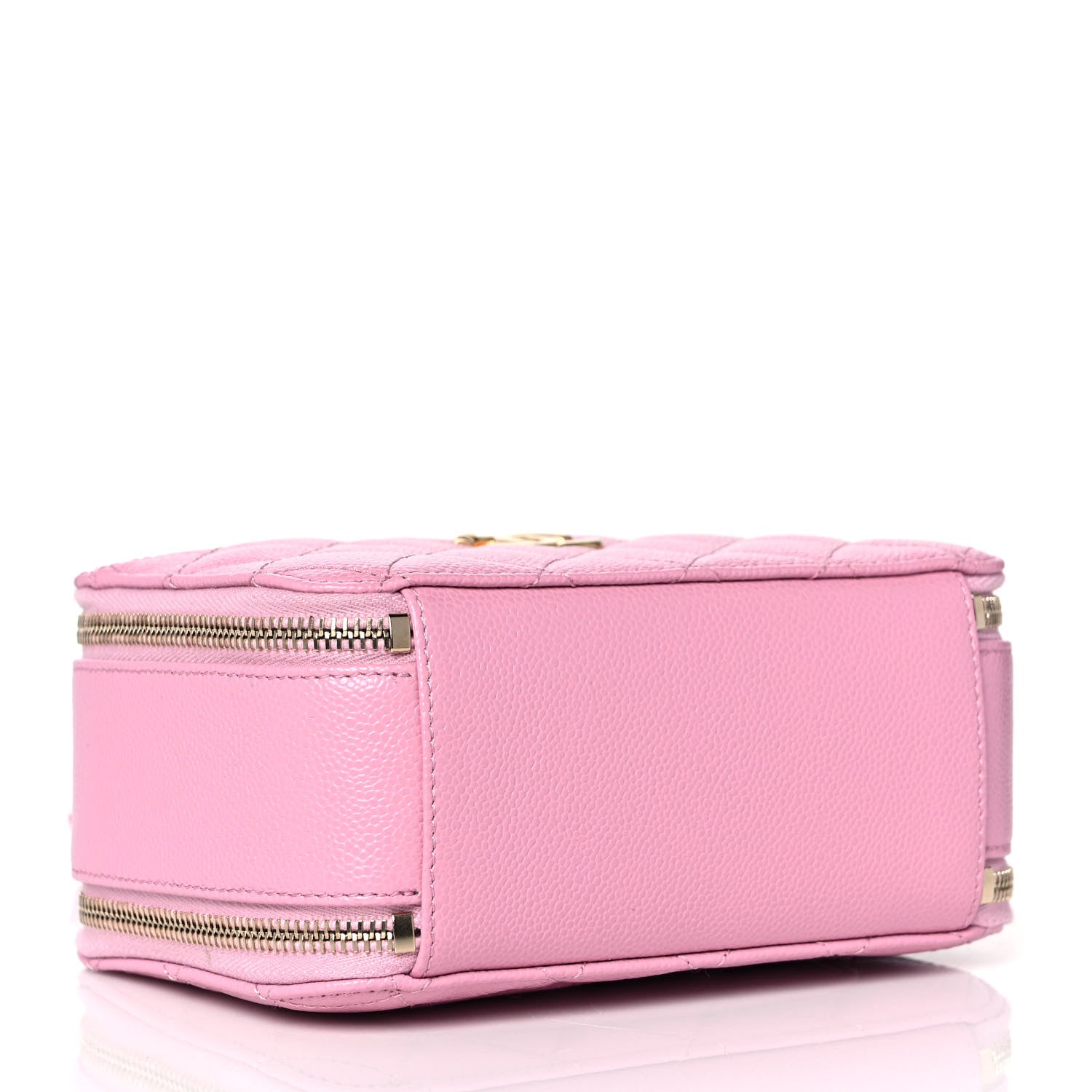 Chanel Caviar Quilted Pick Me Up Mini Vanity Case Pink 4 of 10