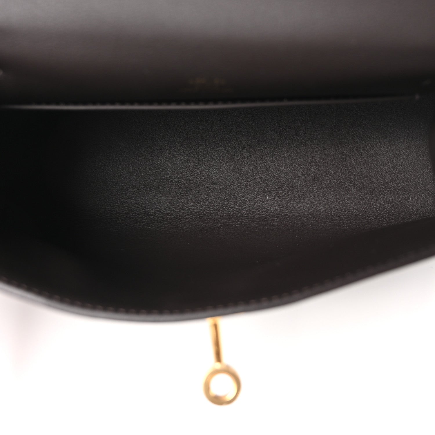 Hermes Swift Kelly Pochette Clutch Bai Brun 5 of 9