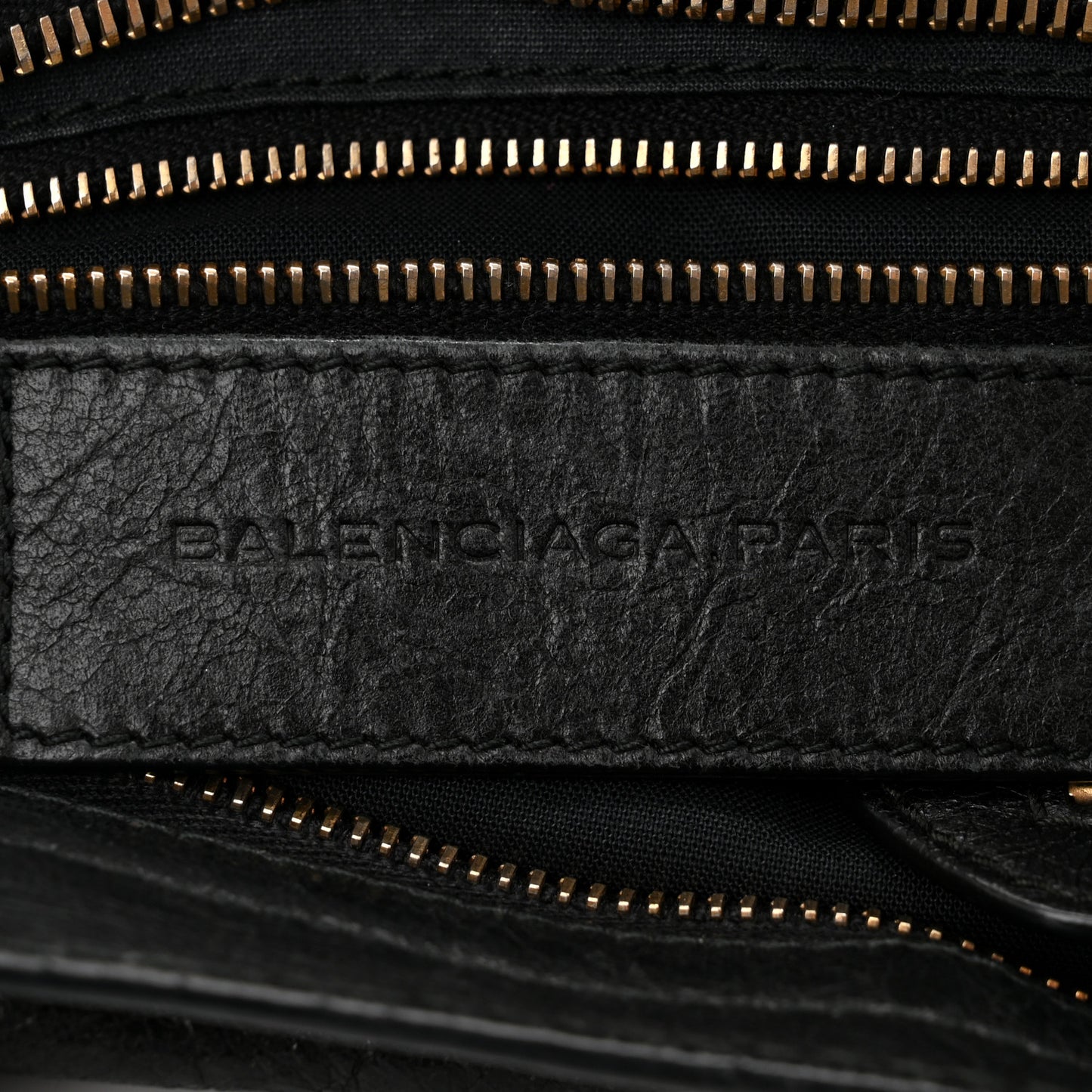 Agneau Giant 12 Rose Gold Hardware City Black