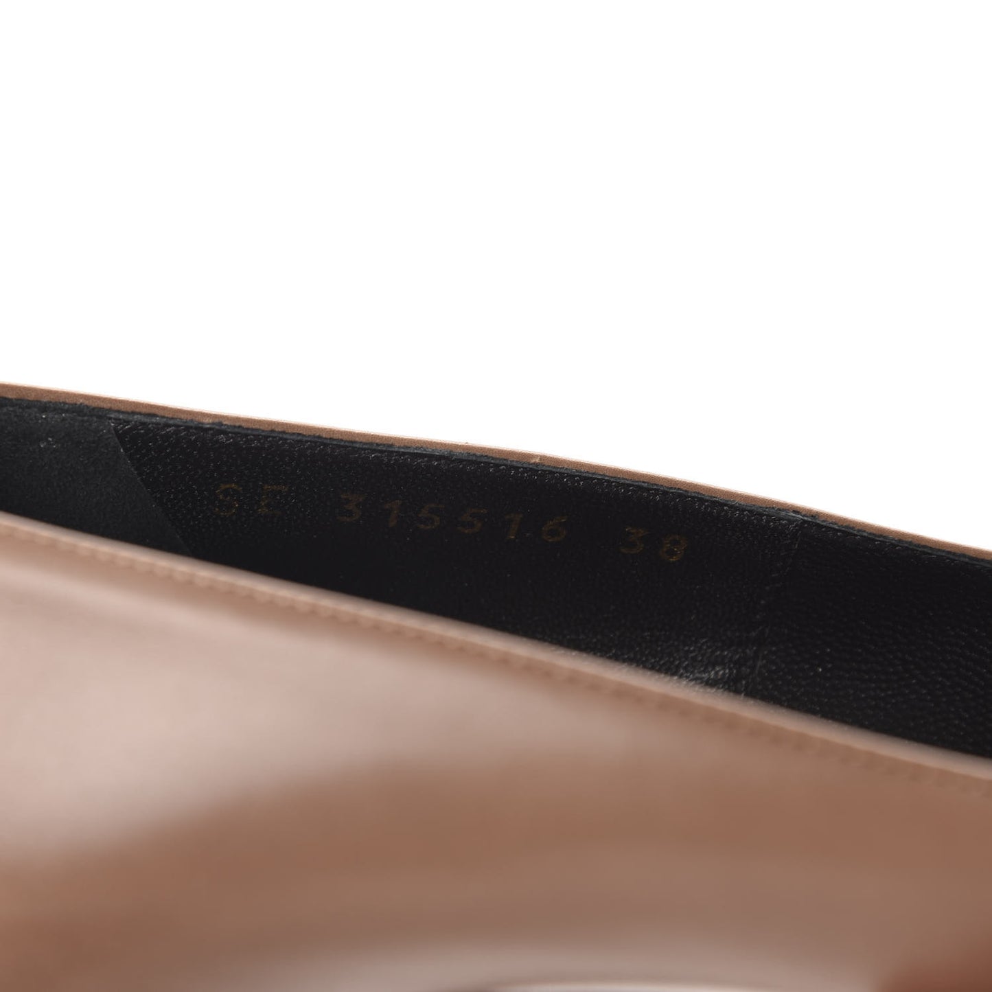Calfskin Vitello Vernice Tribtoo 105 Pumps 38 Nude Black