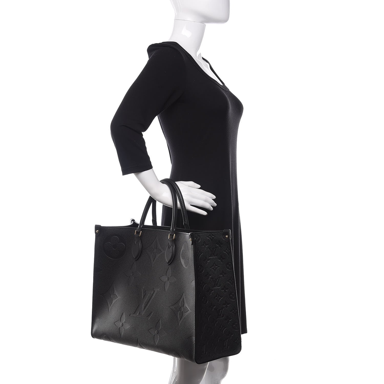 Louis Vuitton Empreinte Monogram Giant Onthego GM Black 3 of 12