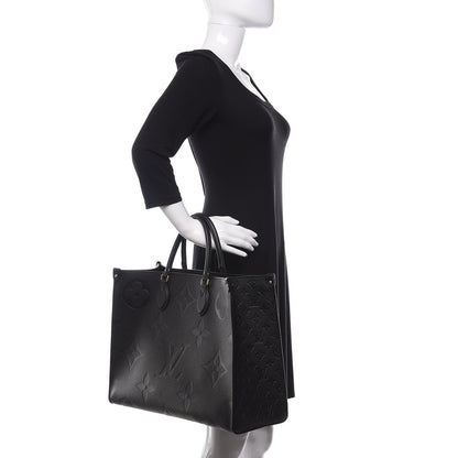 Louis Vuitton Empreinte Monogram Giant Onthego GM Black 3 of 12
