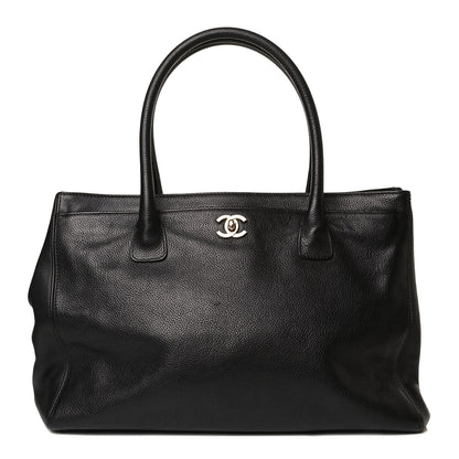 Chanel Calfskin Cerf Executive Shopper Tote Black 2 of 16