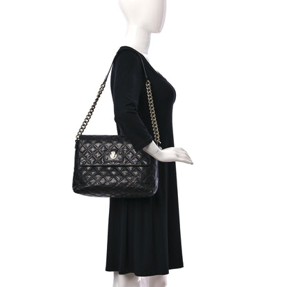 Marc Jacobs Lacquered Lambskin The XL Single Flap Black 2 of 10