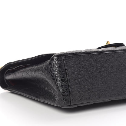 Chanel Caviar Quilted Maxi Double Flap Black 9 of 11