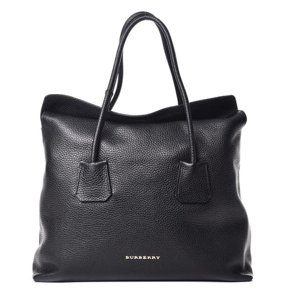 Burberry London Grainy Calfskin Medium Baynard Tote Black 1 of 7