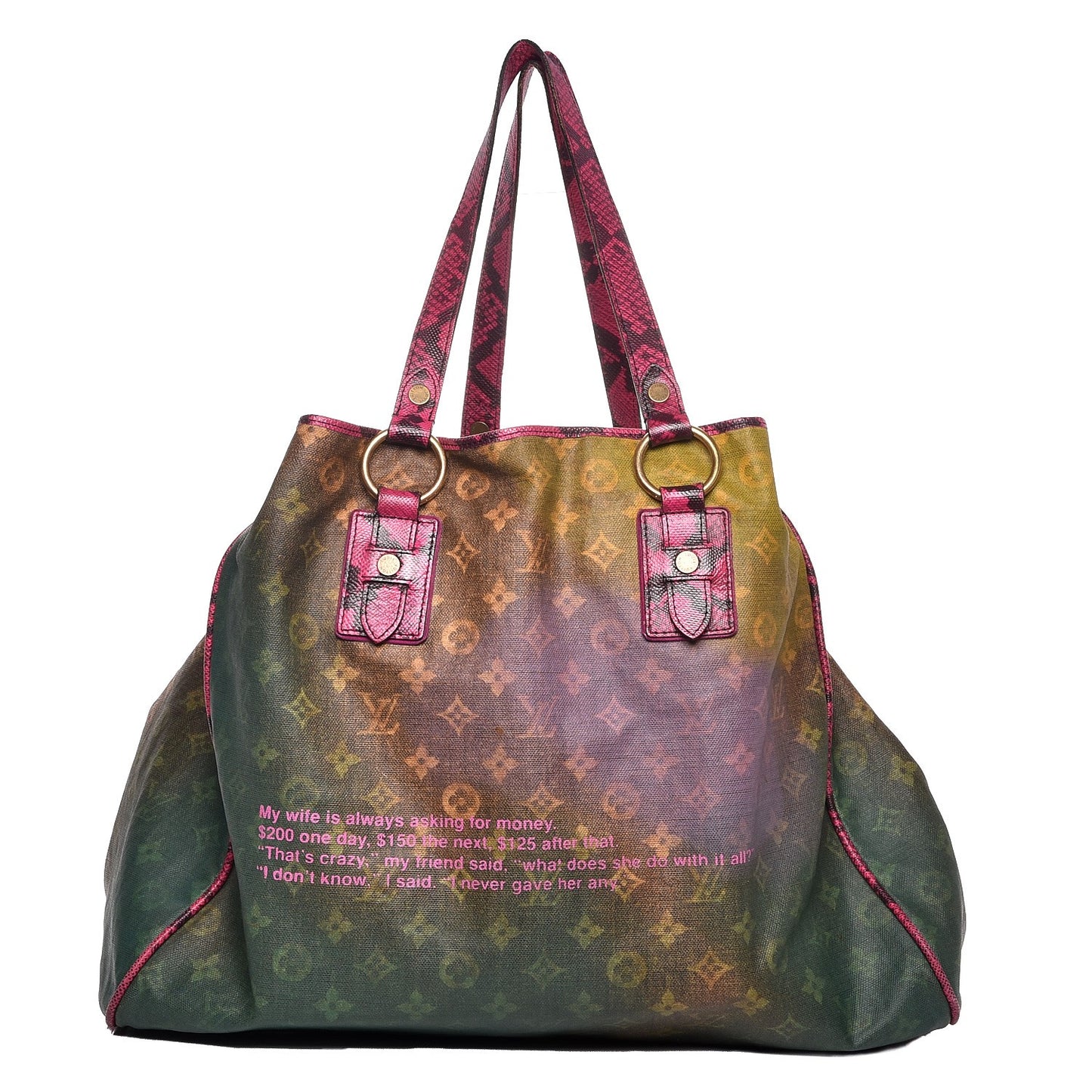 Richard Prince Monogram Karung Duderanch Jokes Tote