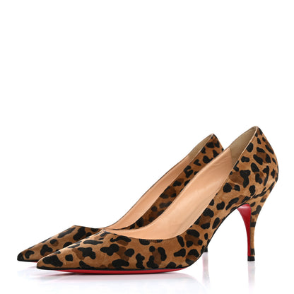Christian Louboutin Veau Velours Clare 80 Pumps 38 Caramel 4 of 9