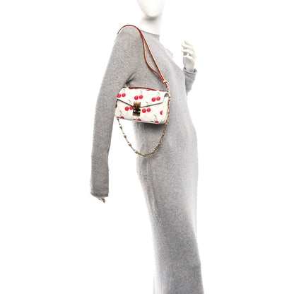 Louis Vuitton LV X TM Monogram Cerises Pochette Metis East West White 2 of 10