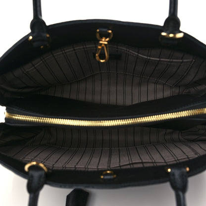 Louis Vuitton Empreinte Montaigne MM Black 5 of 6