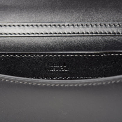 Chloe Calfskin Suede C Clutch With Chain Black 6 of 10