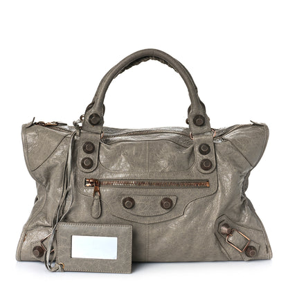 Balenciaga Agneau Giant 21 Rose Gold Hardware Work Papyrus 1 of 15