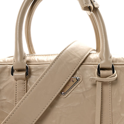 Prada Nappa Antique Medium Re-Edition 2001 Two Handle Bag Deserto 7 of 9