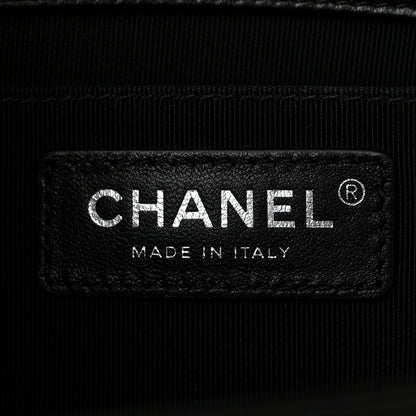 Chanel Lambskin Quilted Medium Boy Flap Black 6 of 10