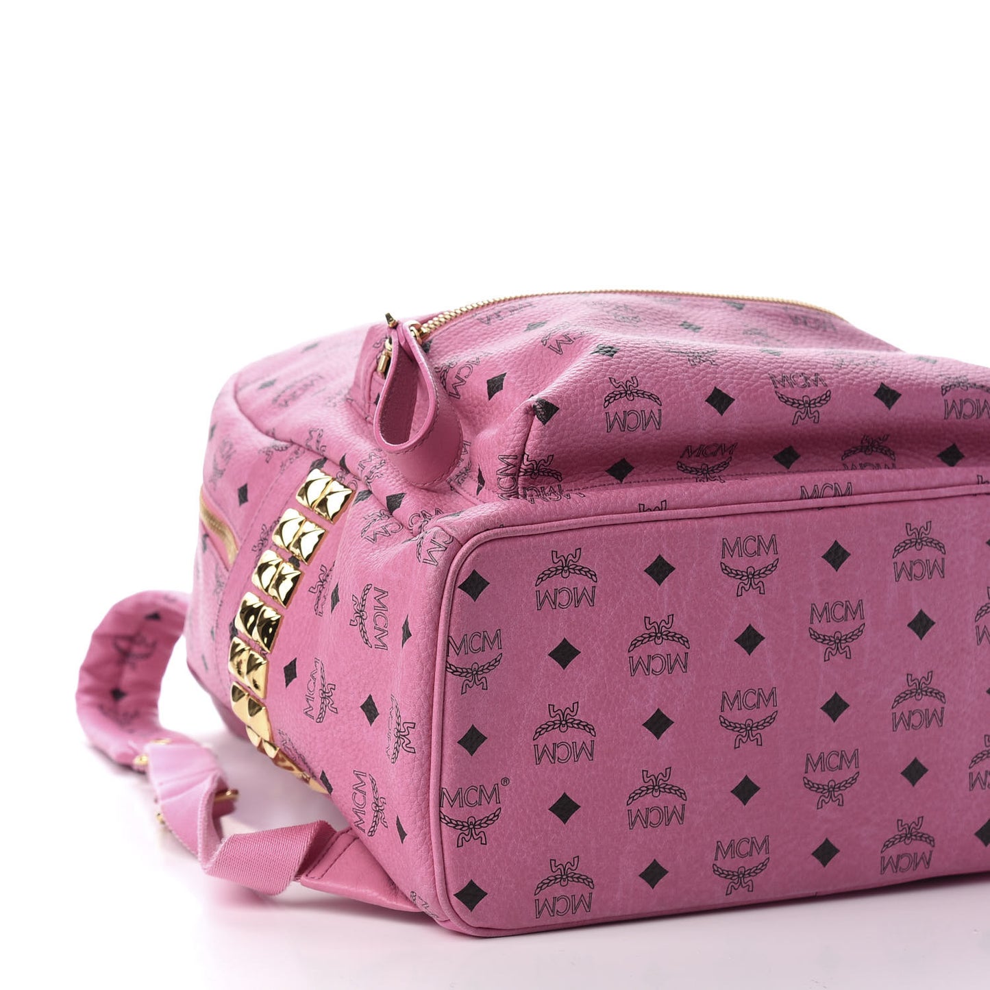 Visetos Medium Side Studs Stark Backpack Pink