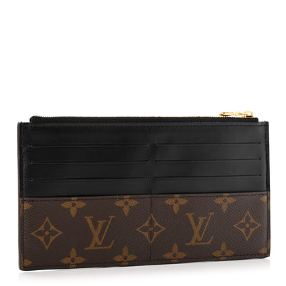Louis Vuitton Monogram Slim Purse Black 3 of 9