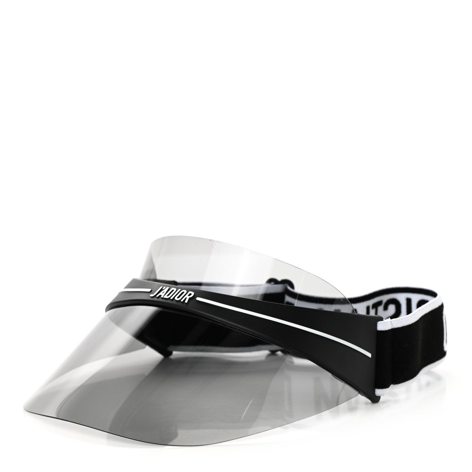 Christian Dior Mirrored DiorClub1 Sun Visor Black 1 of 9