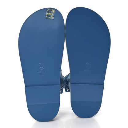 Chanel Denim CC Dad Sandals 36 Light Blue 5 of 9