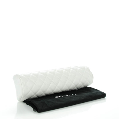 Chanel Caviar Quilted Timeless Clutch White 4 of 7