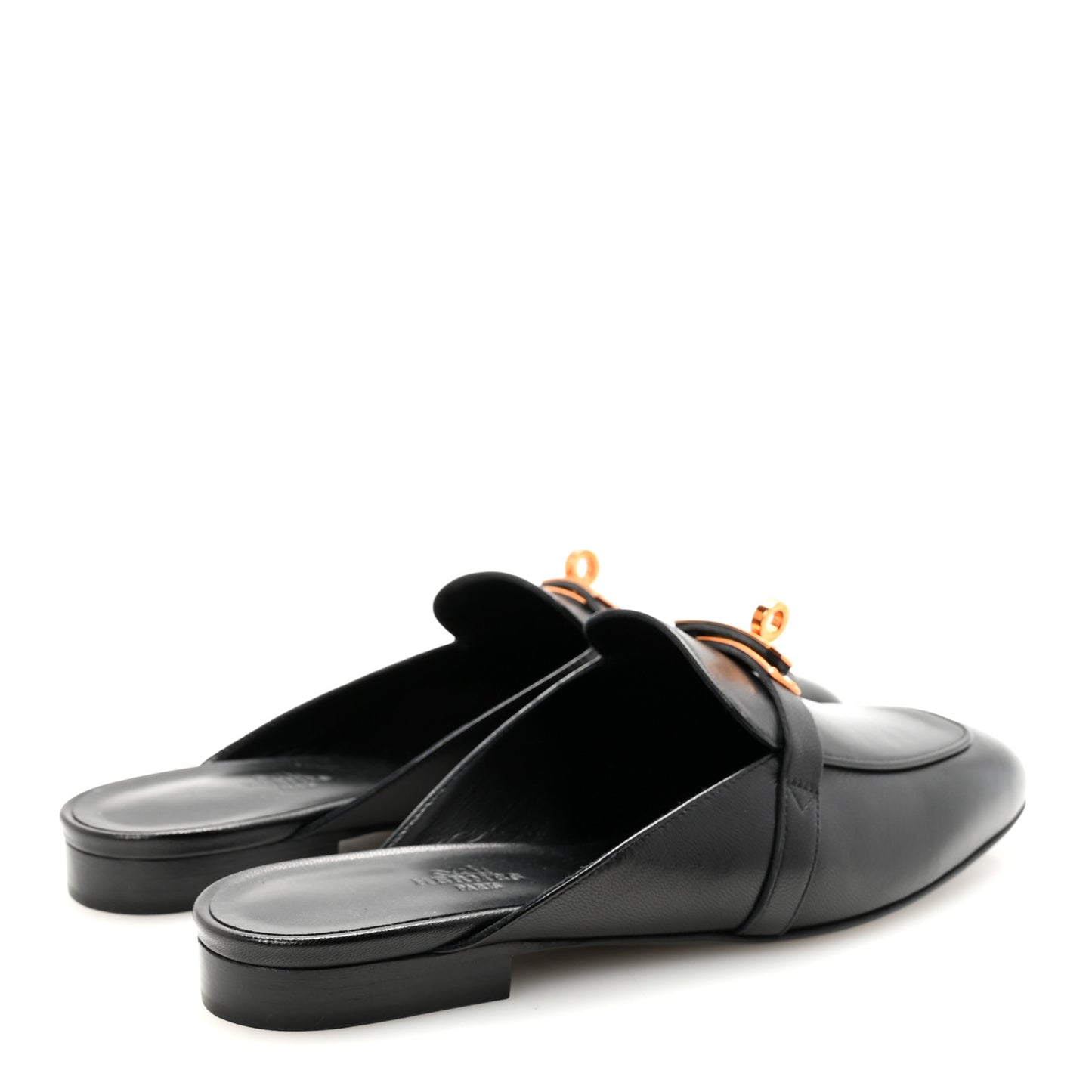 Goatskin Oz Mules 38.5 Black