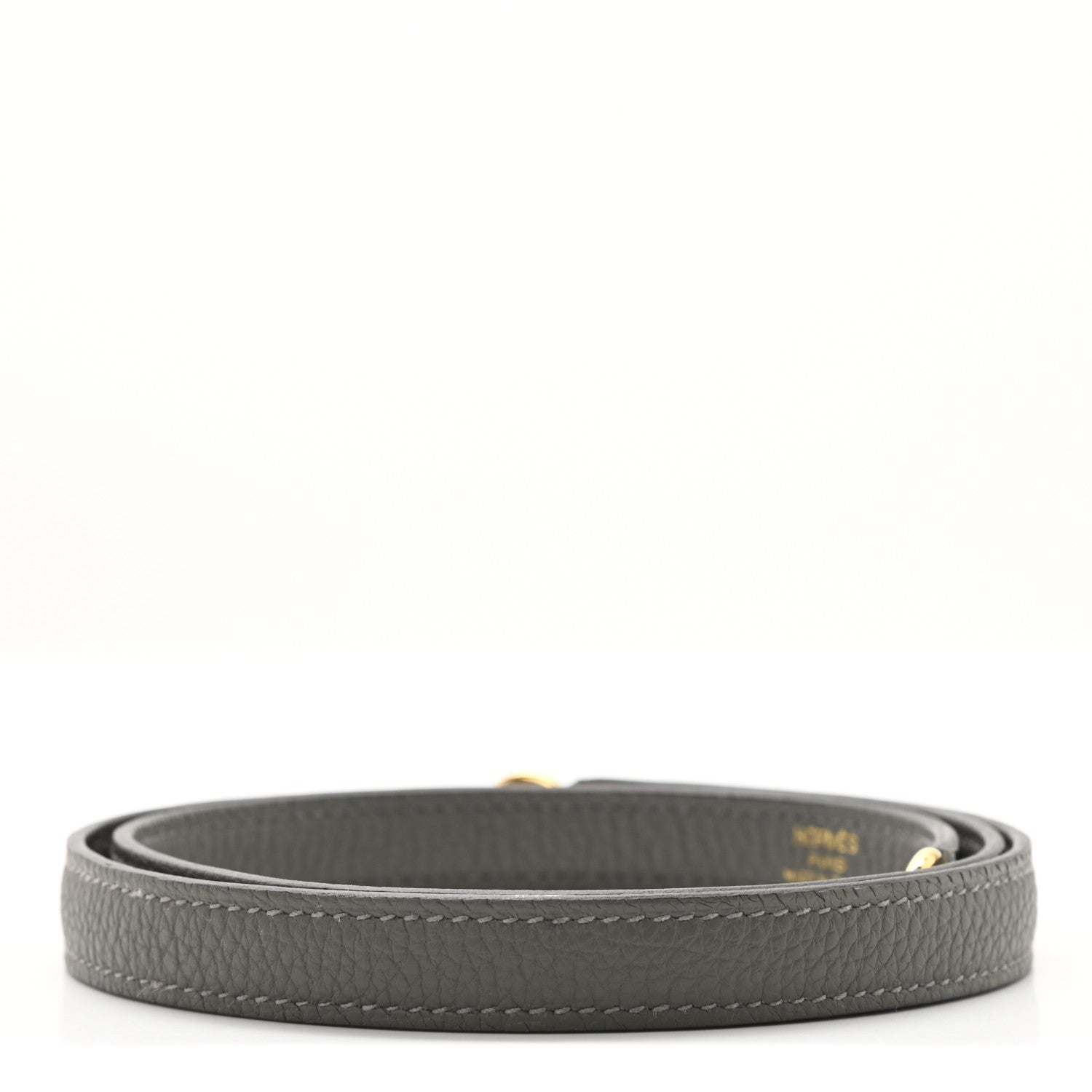 Hermes Togo Kelly Shoulder Strap Gris Meyer 2 of 4