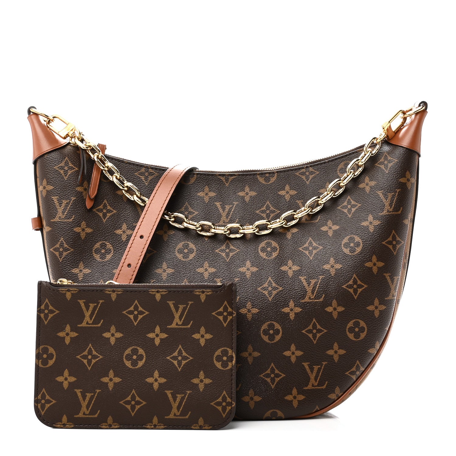 Louis Vuitton Reverse Monogram Loop Hobo 2 of 10