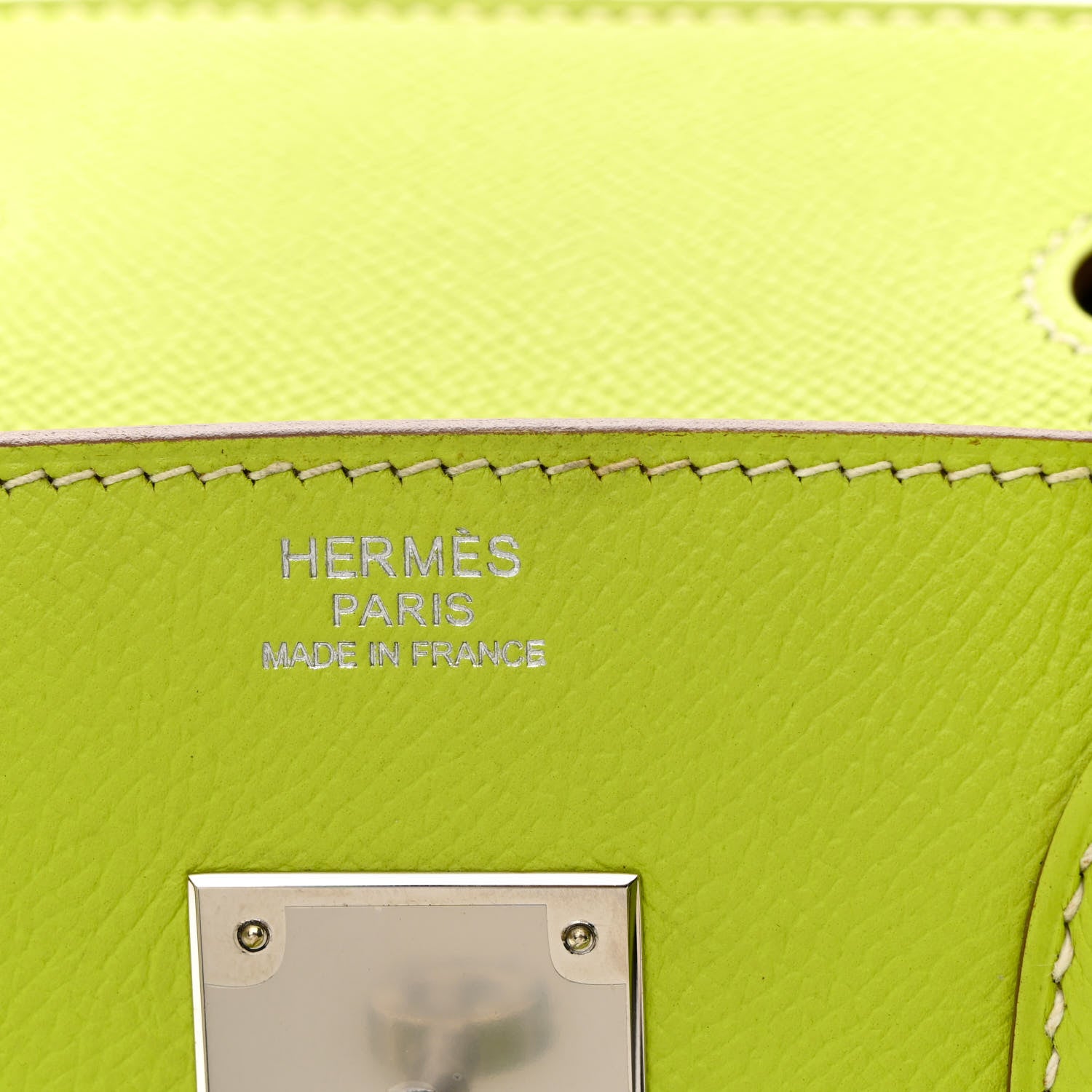 Hermes Epsom Candy Birkin 30 Kiwi Lichen 12 of 15
