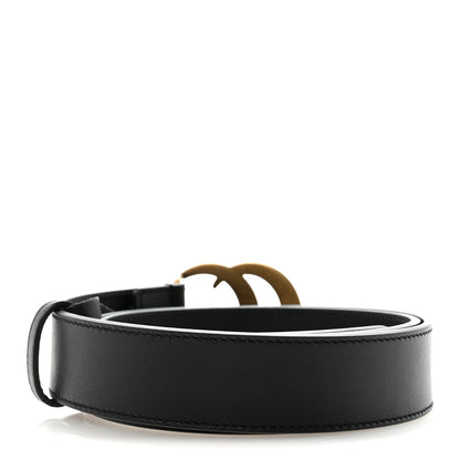 Gucci Calfskin Double G 30mm Belt 85 34 Black 2 of 6