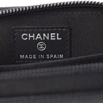 Chanel Caviar Timeless CC Zip Around Coin Purse Black 6 of 8
