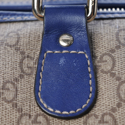 Gucci GG Plus Monogram Medium Boston USA Flag Unicef Duffle Blue 12 of 12