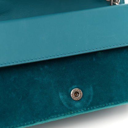 Gucci Velvet Super Mini Dionysus Shoulder Bag Pavone Cyan 11 of 13