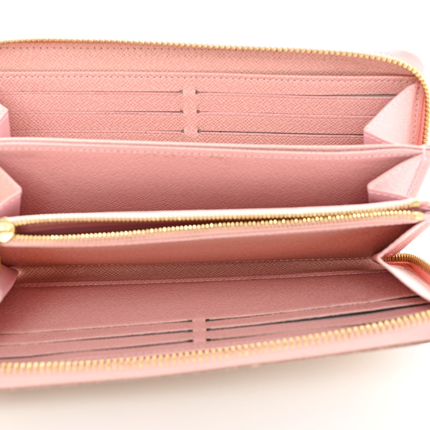 Damier Azur Zippy Wallet Rose Ballerine